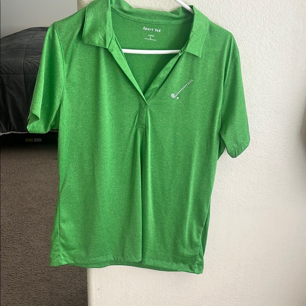 Green Golf Polo Shirt